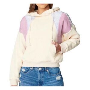 BlankNYC Good Lookin
Patchwork Hoodie Sweatshirt Mixed‎ Pattern Size Medium